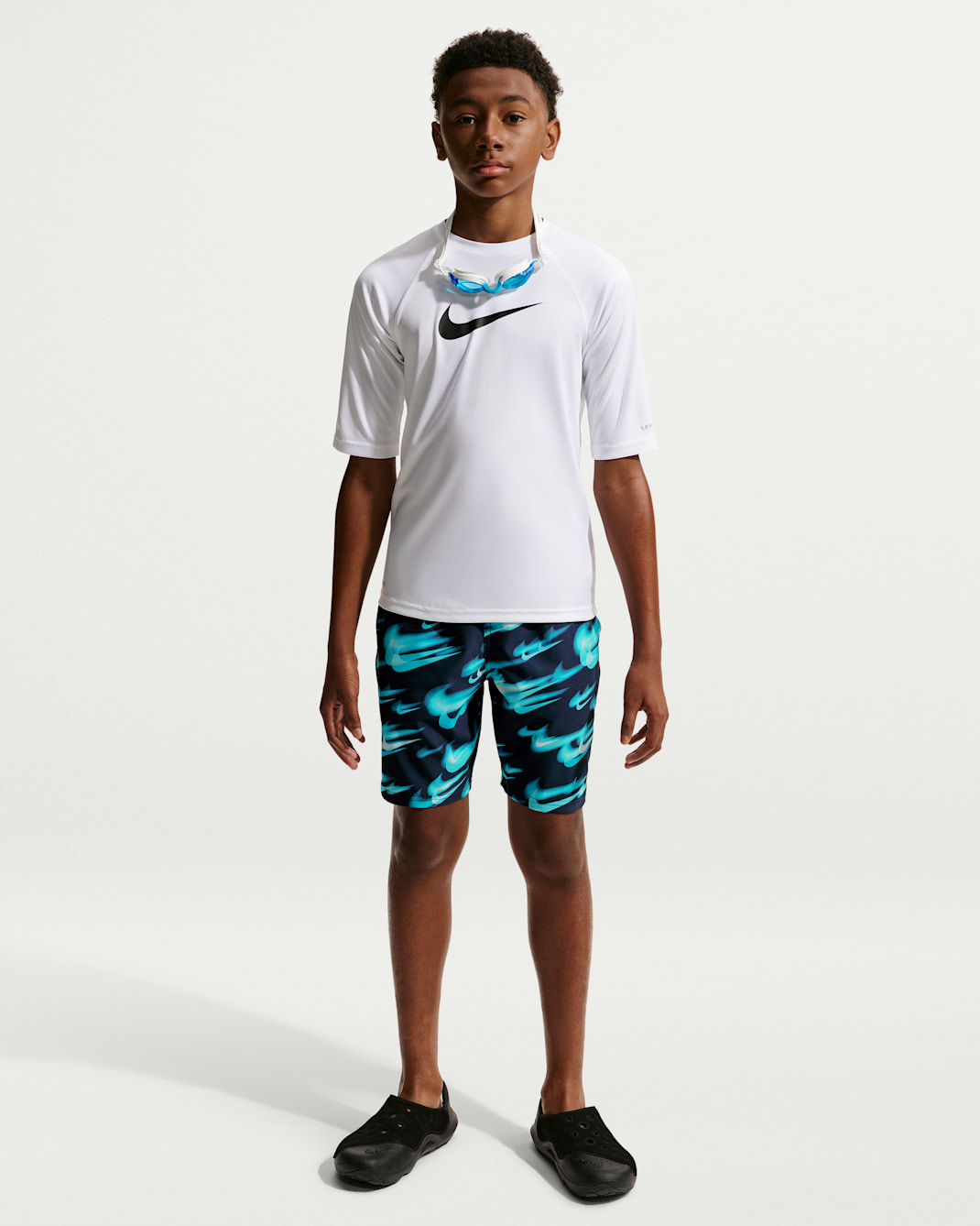 Nike Swim Breaker Big Kids' (Boys') 7" Boxer Volley Short - Blue