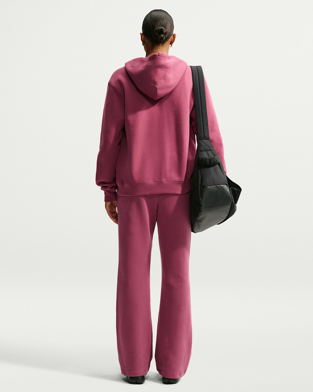 Nike Studio Fleece Lightweight "French Terry" Women's Mid-Rise Open-Hem Pants
