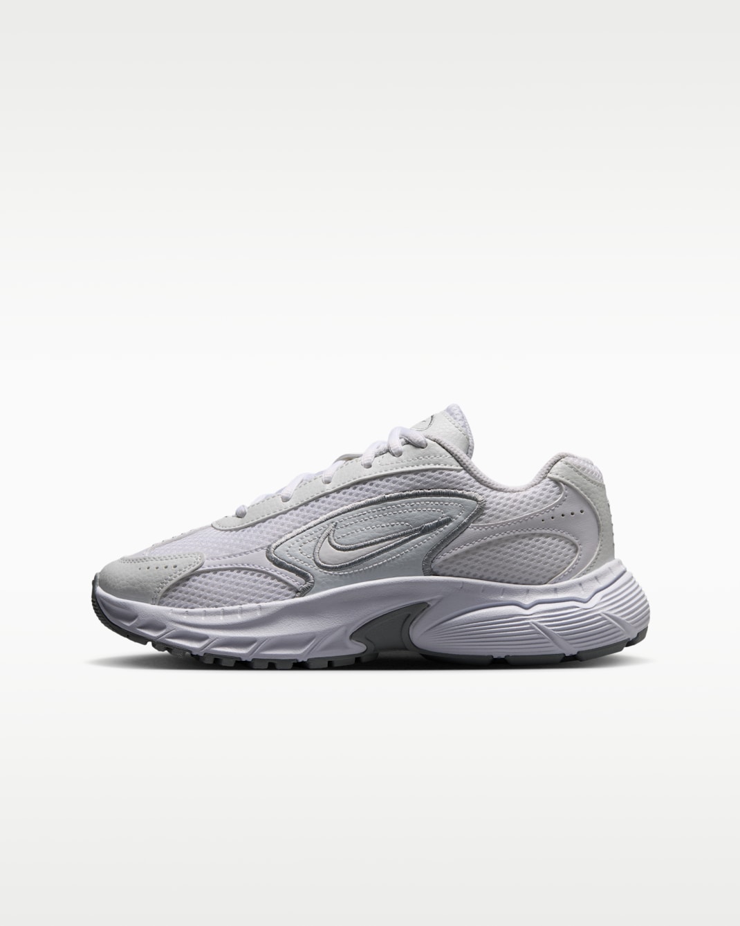 Nike Stratos Shift 2000 Older Kids' Shoes - White/Off-White/Light Smoke Grey/White