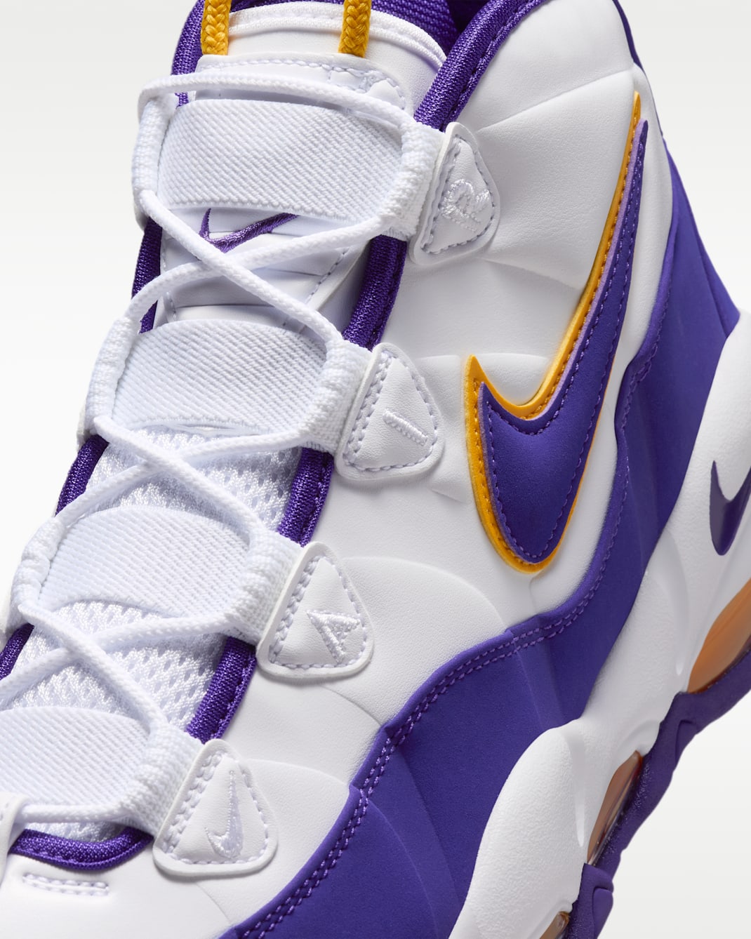 Nike Air Max Uptempo Men's Shoes - White/White/White/Court Purple