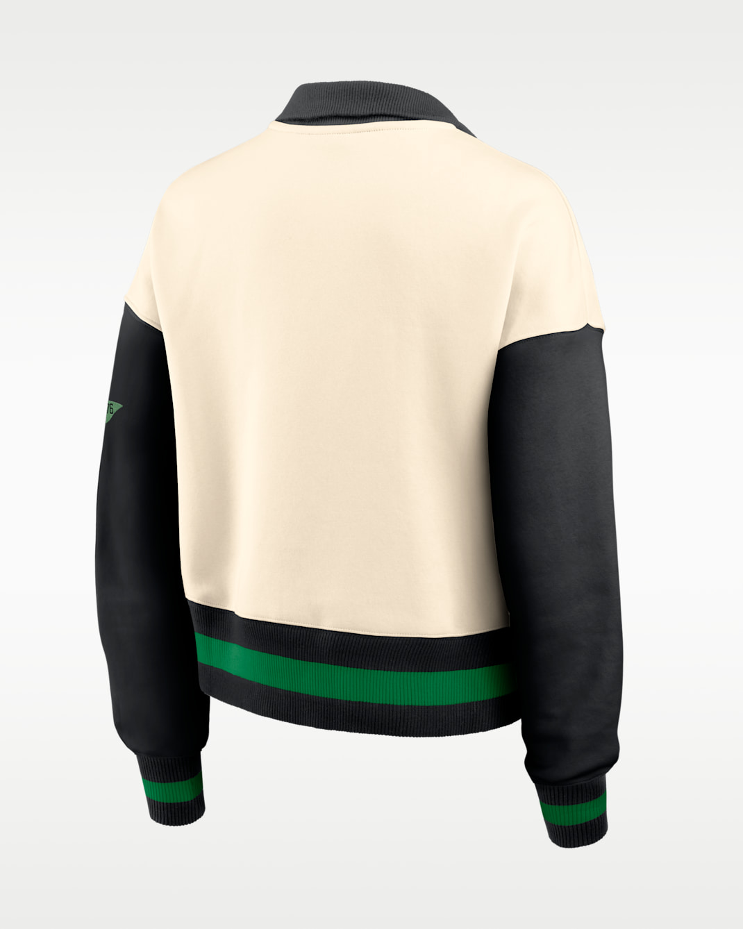 Oregon Legacy Women's Nike College Cropped Oversized 1/4-Zip Crew