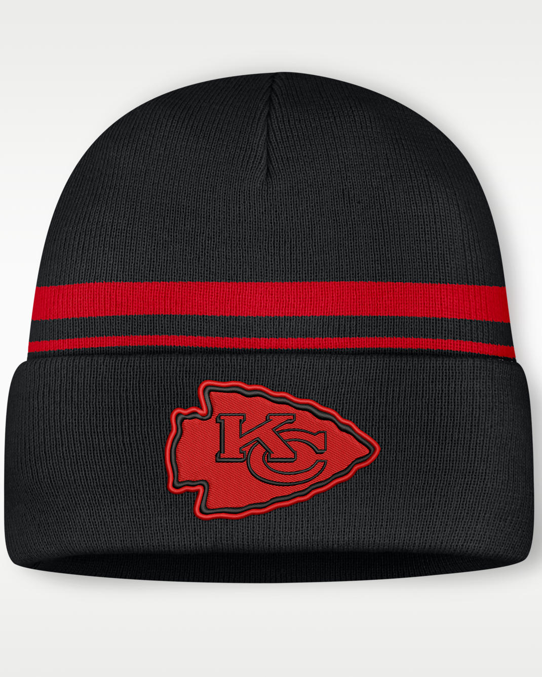 Kansas City Chiefs Primetime Utility Men's Nike NFL Cuffed Beanie - Black