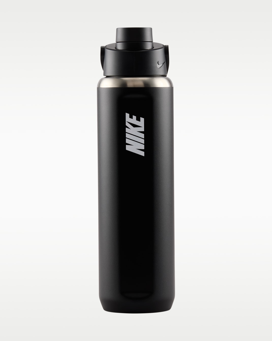 Nike Recharge Stainless Steel Chug Bottle (24 oz) - Black