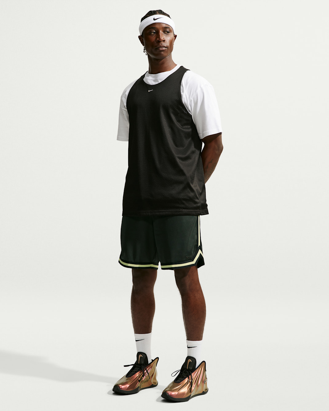 Nike DNA Men's Dri-FIT 20cm (approx.) Basketball Shorts - Black Spruce/Black/Black