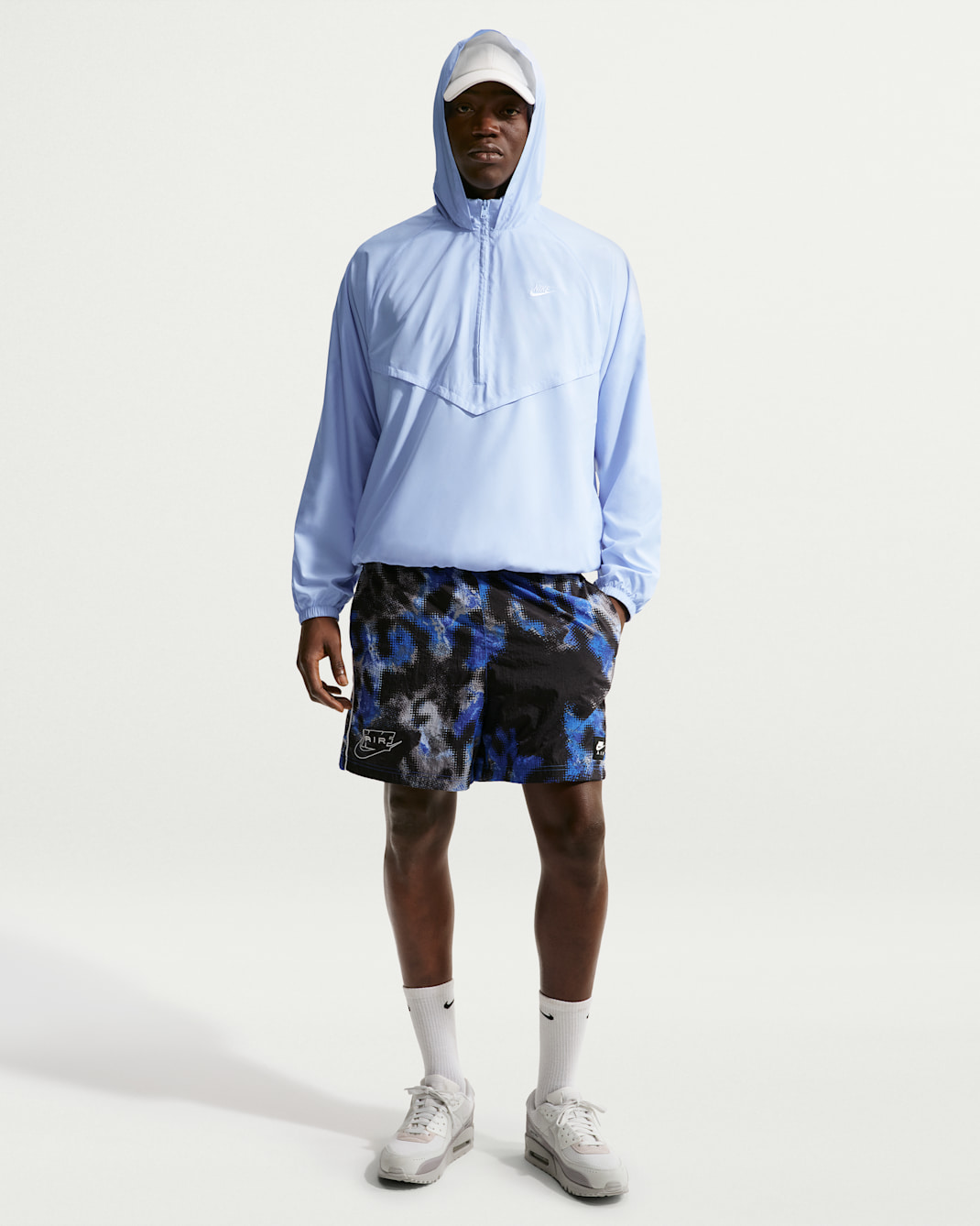 Nike Air Men's Woven Shorts - Blue Crystal