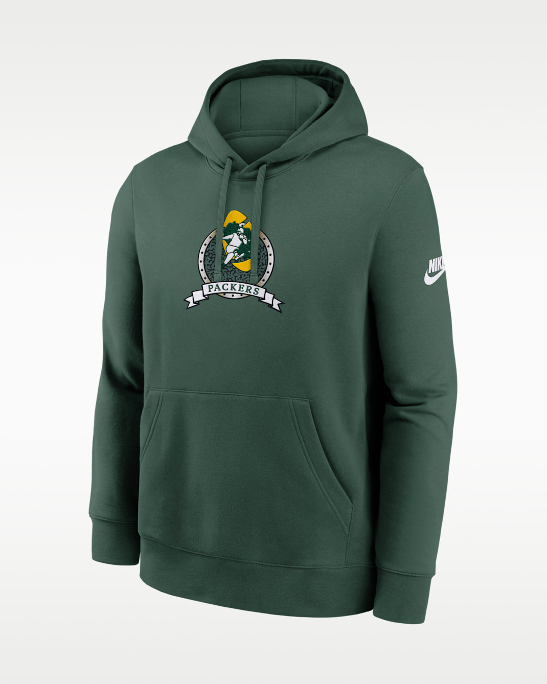 Sudadera con gorro sin cierre Nike de la NFL para hombre Green Bay Packers Rewind Club - Verde