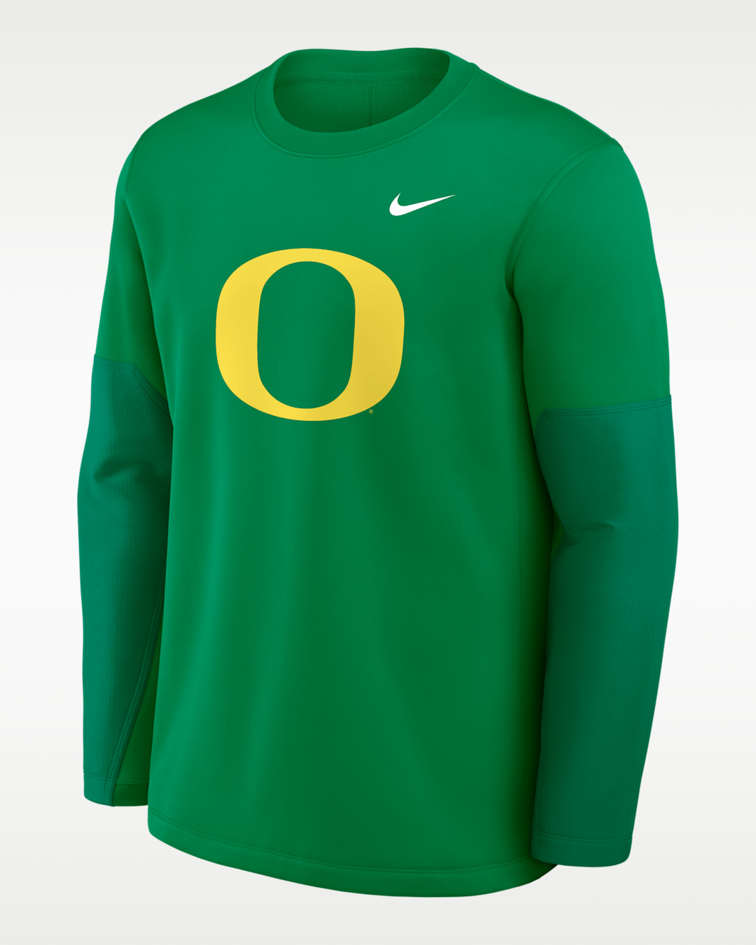 Oregon Sideline Coach Men's Nike Therma-FIT College Long-Sleeve T-Shirt - Apple Green