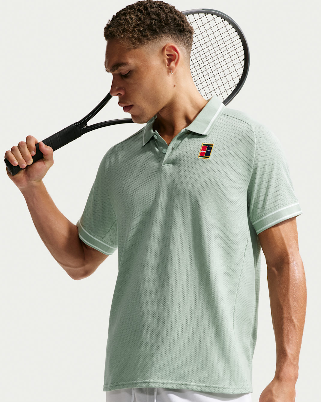 Męska koszulka polo do tenisa NikeCourt Heritage - Steam