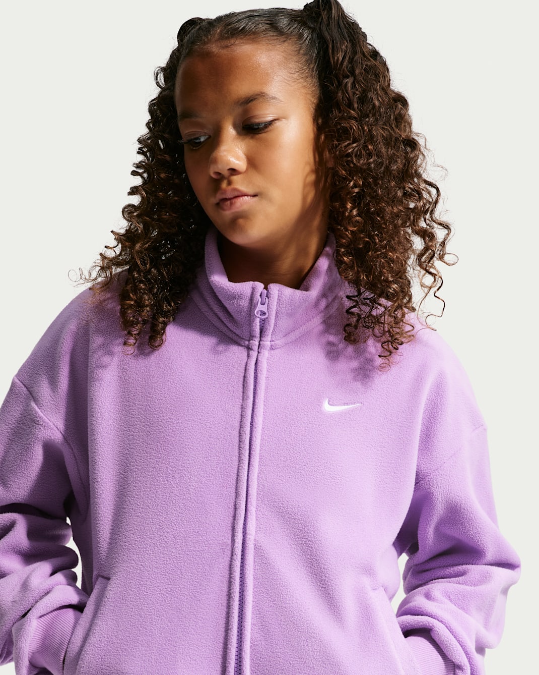 Nike Sportswear Big Kids' (Girls') Fleece Long-Sleeve Top
