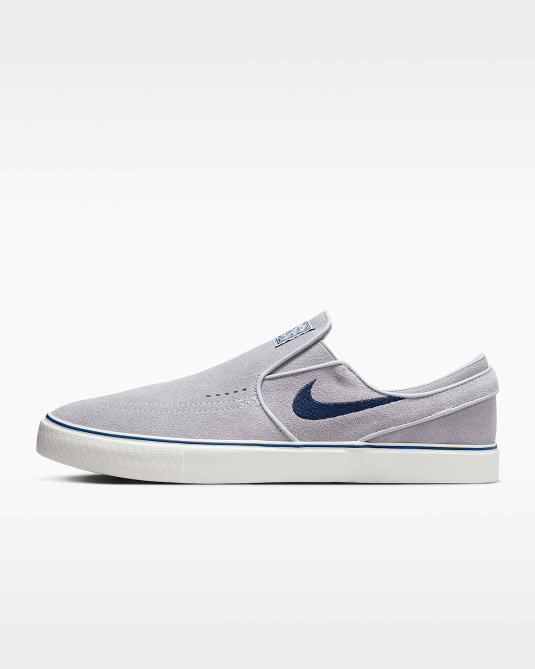 รองเท้าสเก็ตบอร์ด Nike SB Janoski+ Slip - Wolf Grey/Wolf Grey/Summit White/Navy