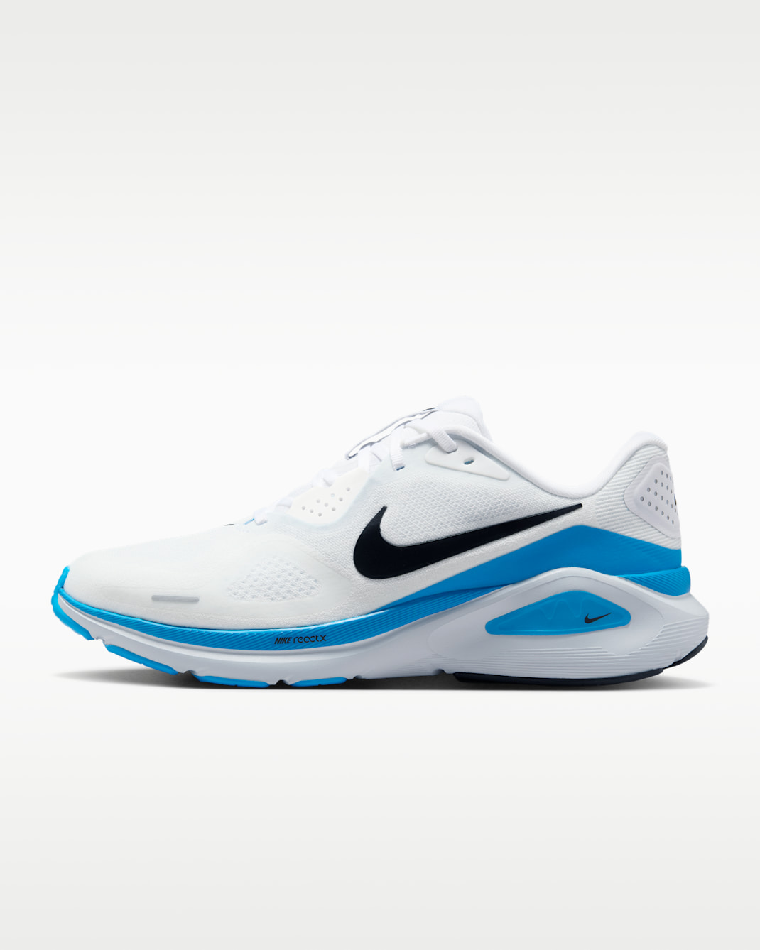 Nike Structure 26 Men's Road Running Shoes - White/Blue Hero/Pure Platinum/Black