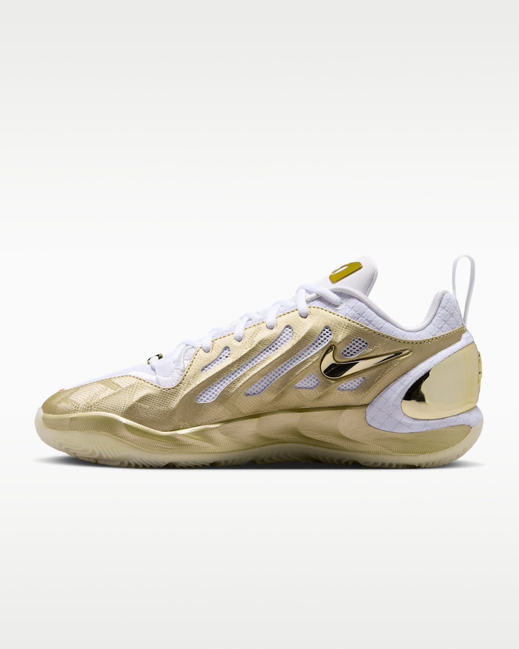 A'Two 'Gold Standard' A'ja Wilson Basketball Shoes - Metallic Gold Star/White/Gold