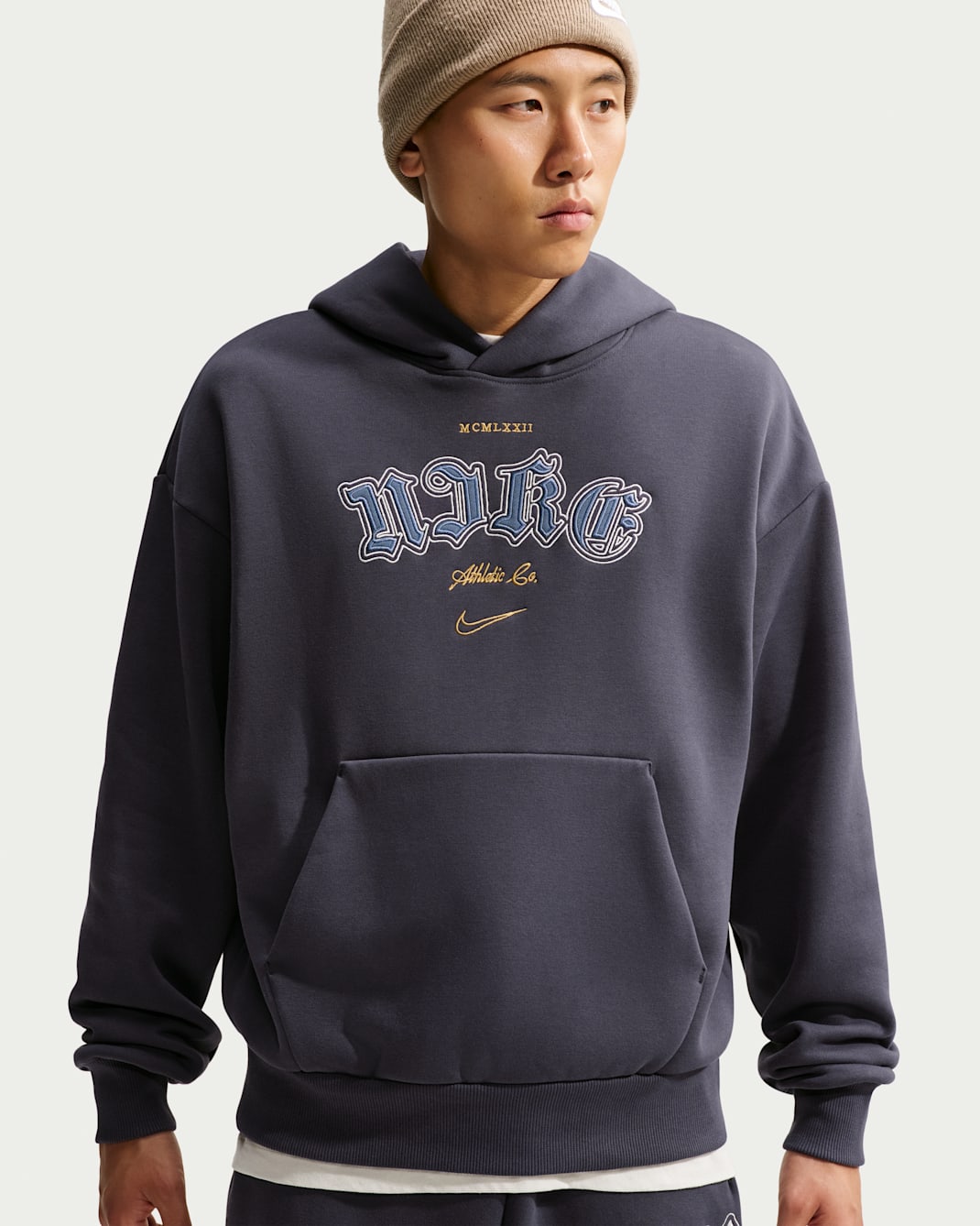 Nike Solo Fleece Men's Pullover Hoodie - Gridiron