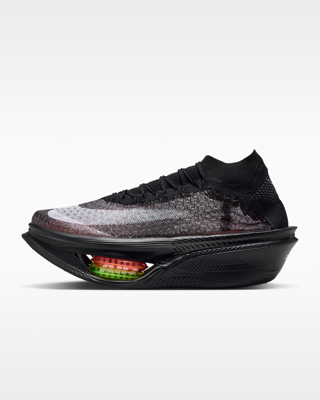 Nike Apex Road Racing Shoes - Black/Bright Crimson/Volt/White
