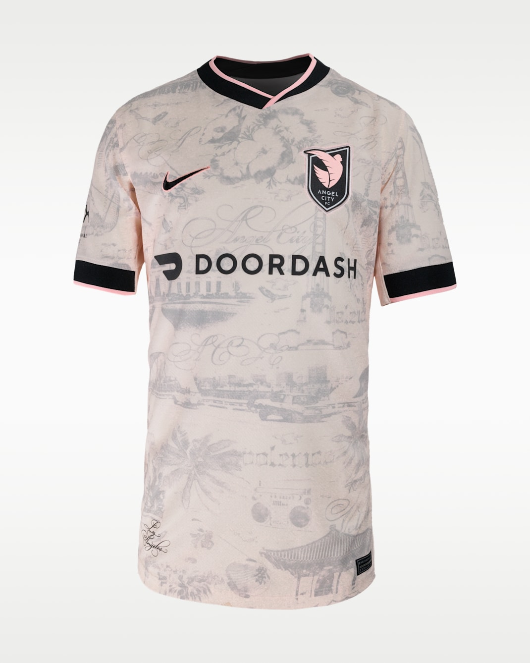 Angel City FC Stadium Edition Big Kids' Nike Dri-FIT Replica Jersey - Tan/Beige