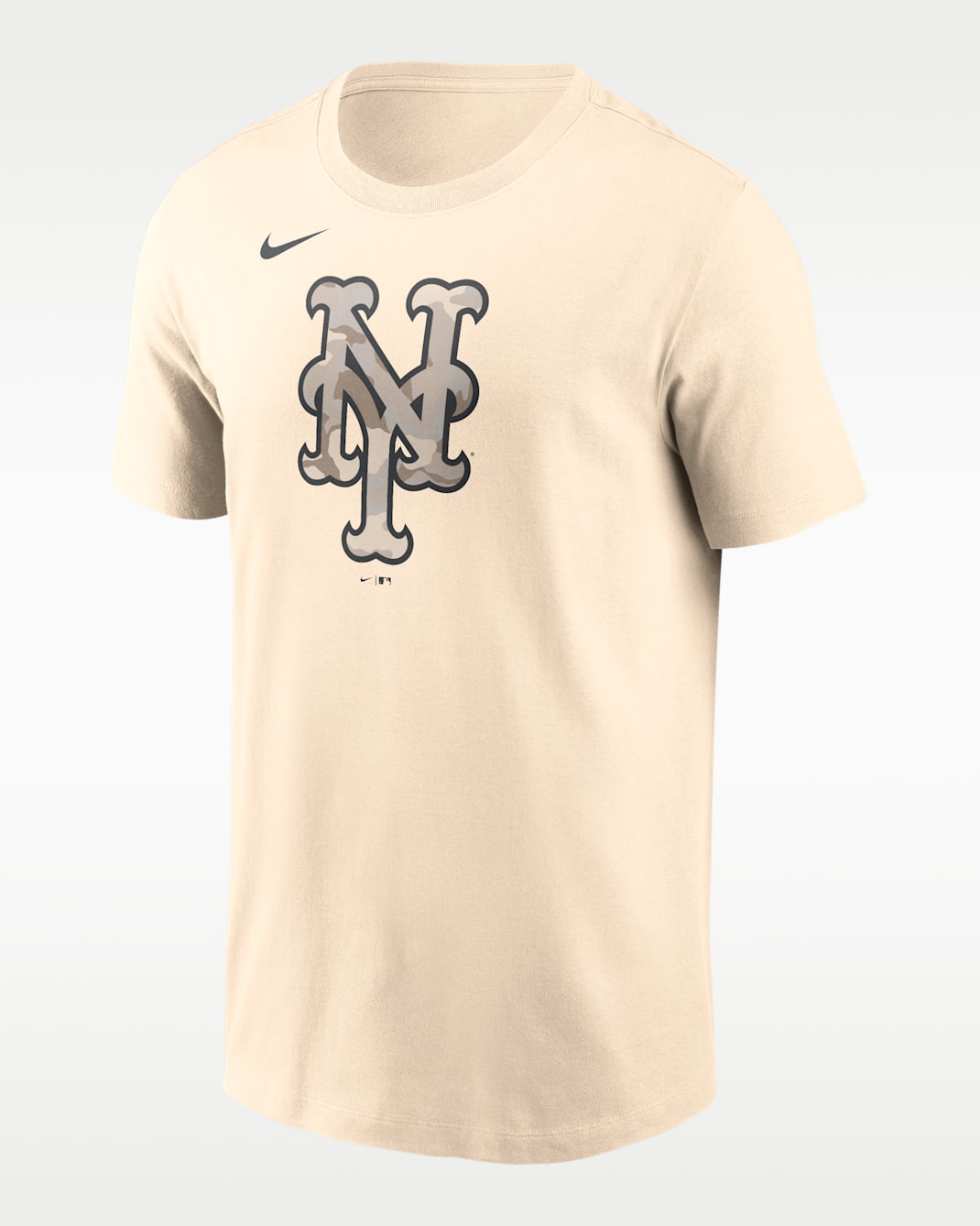 New York Mets Camo Men's Nike MLB T-Shirt - Cream