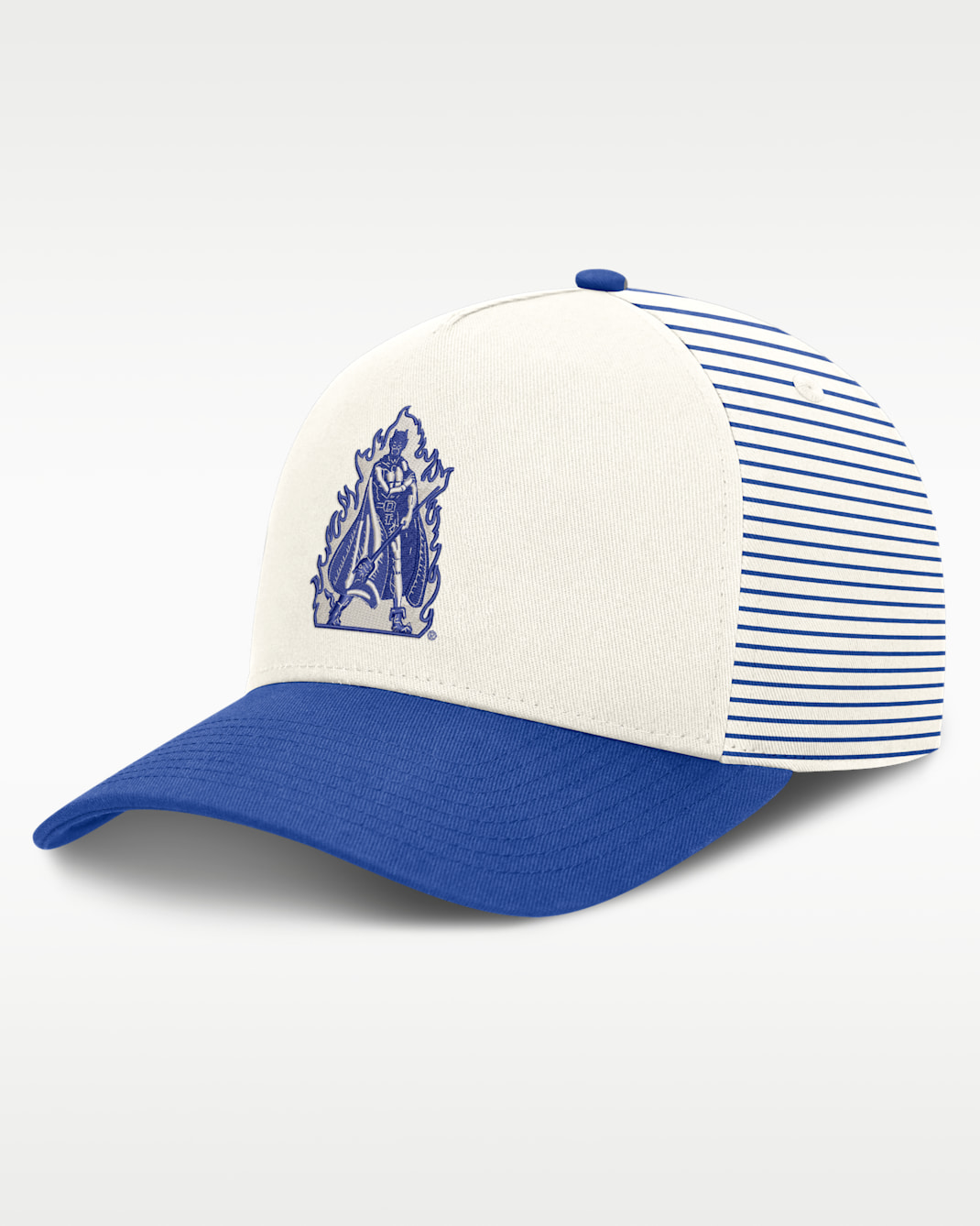 Duke Rise Men's Nike Dri-FIT College A-Frame Adjustable Hat - White