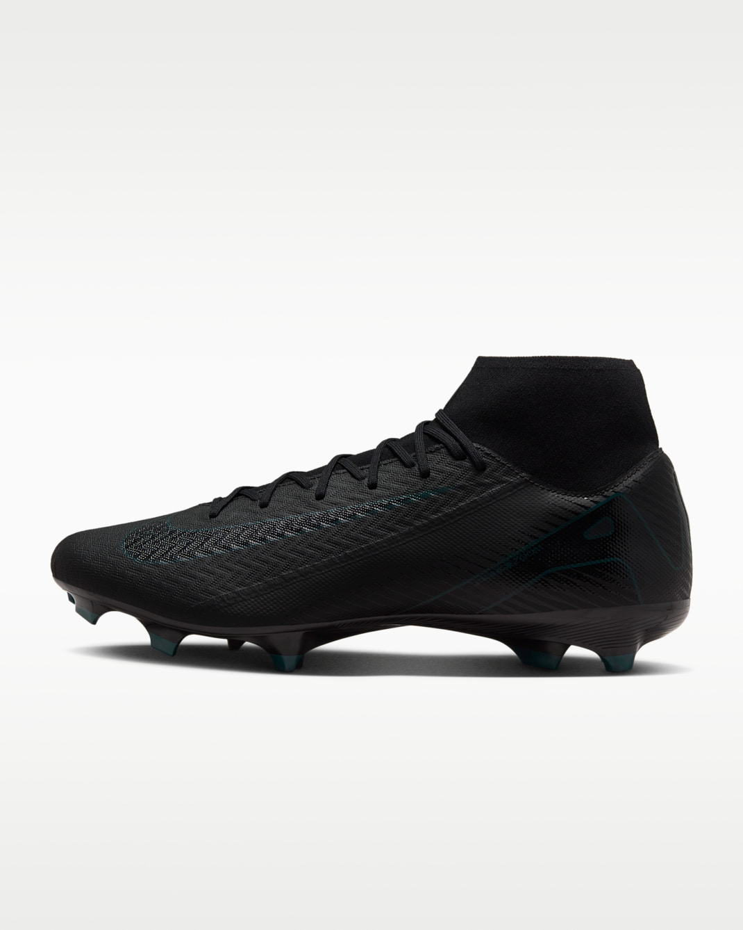 Nike Mercurial Superfly 10 Academy Multi-Ground High-Top Football Boot - Black/Deep Jungle/Black