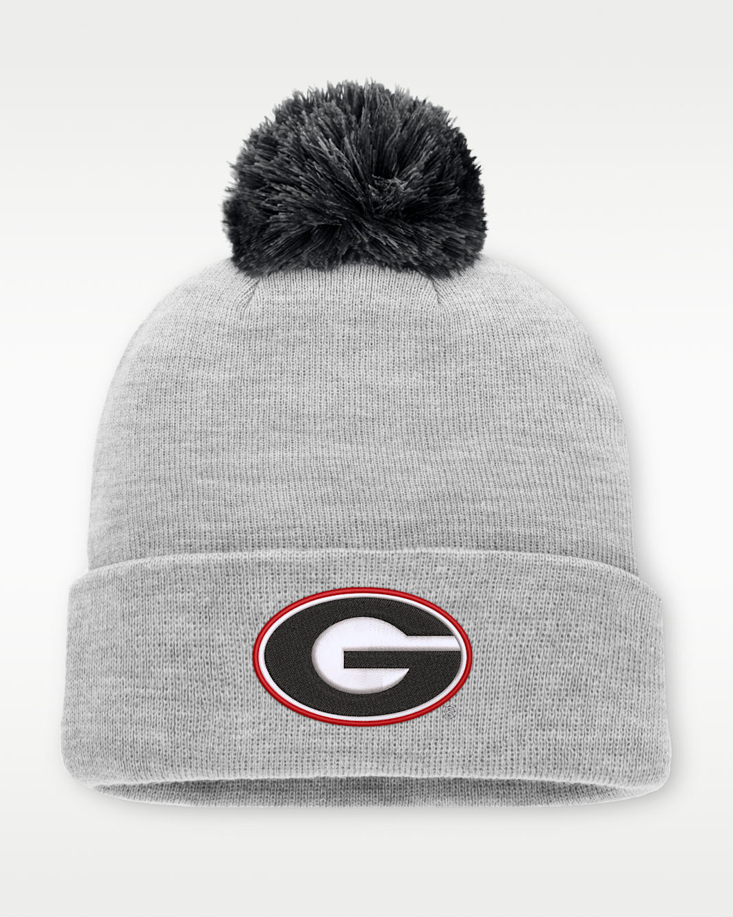 Georgia Peak Men's Nike College Cuffed Beanie - Grey Heather