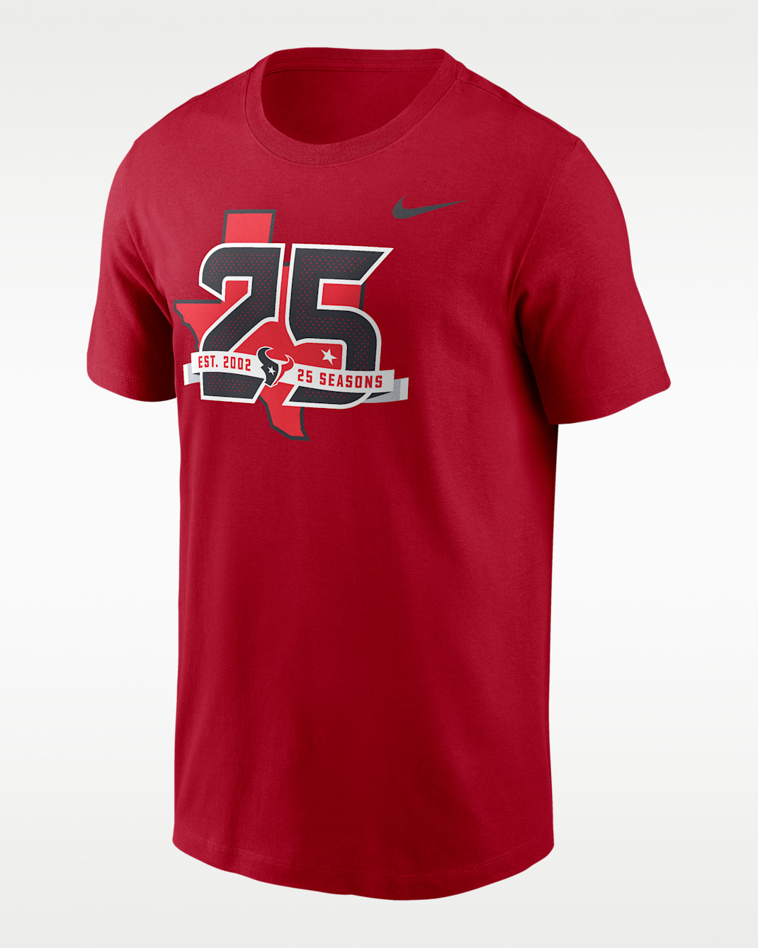 Houston Texans 25th Season Men's Nike NFL T-Shirt - Red