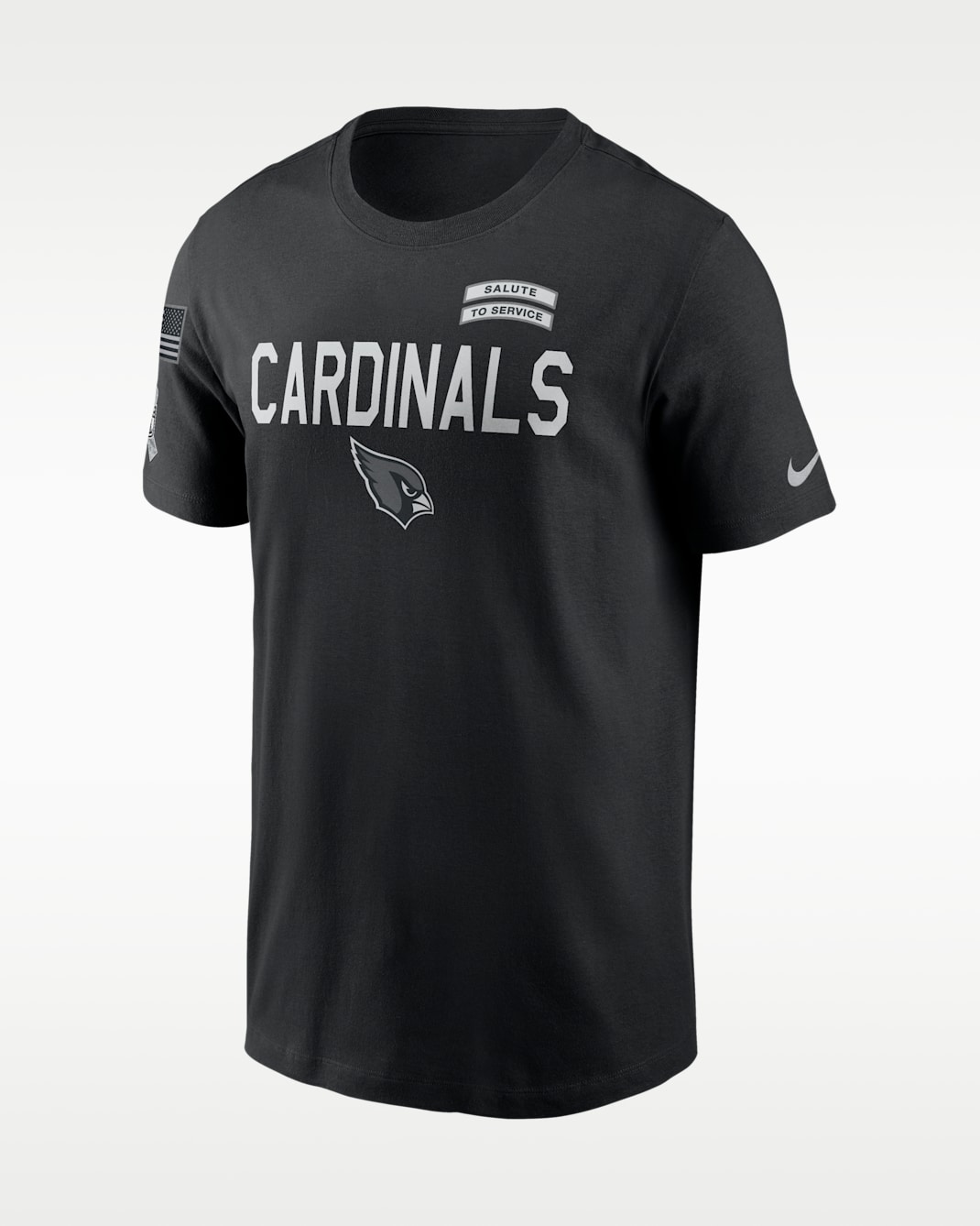 Playera Nike Dri-FIT de la NFL para hombre Arizona Cardinals Salute to Service Sideline - Negro