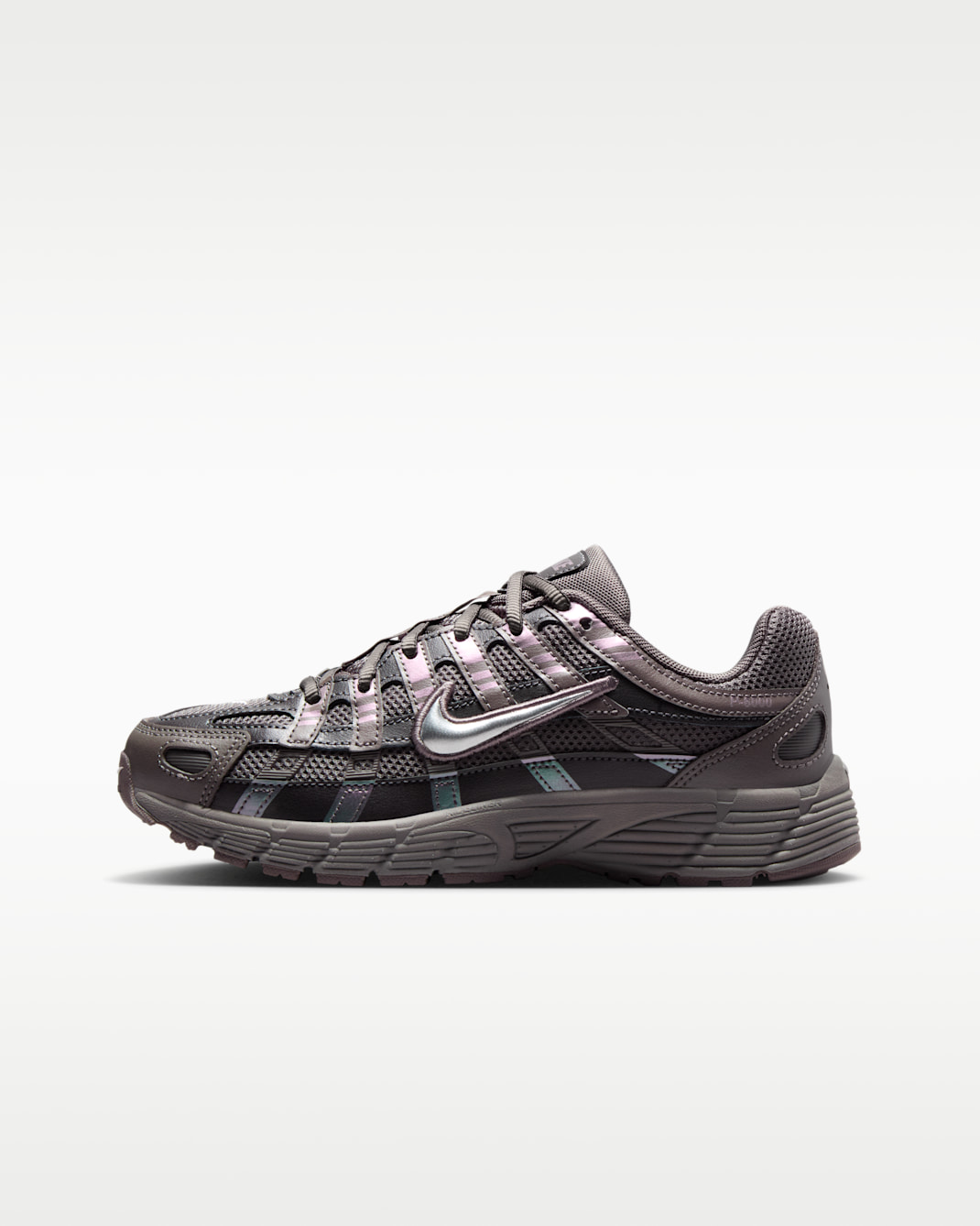 Nike P-6000 Older Kids' Shoes - Cave Stone/Medium Ash/Flat Pewter/Metallic Silver