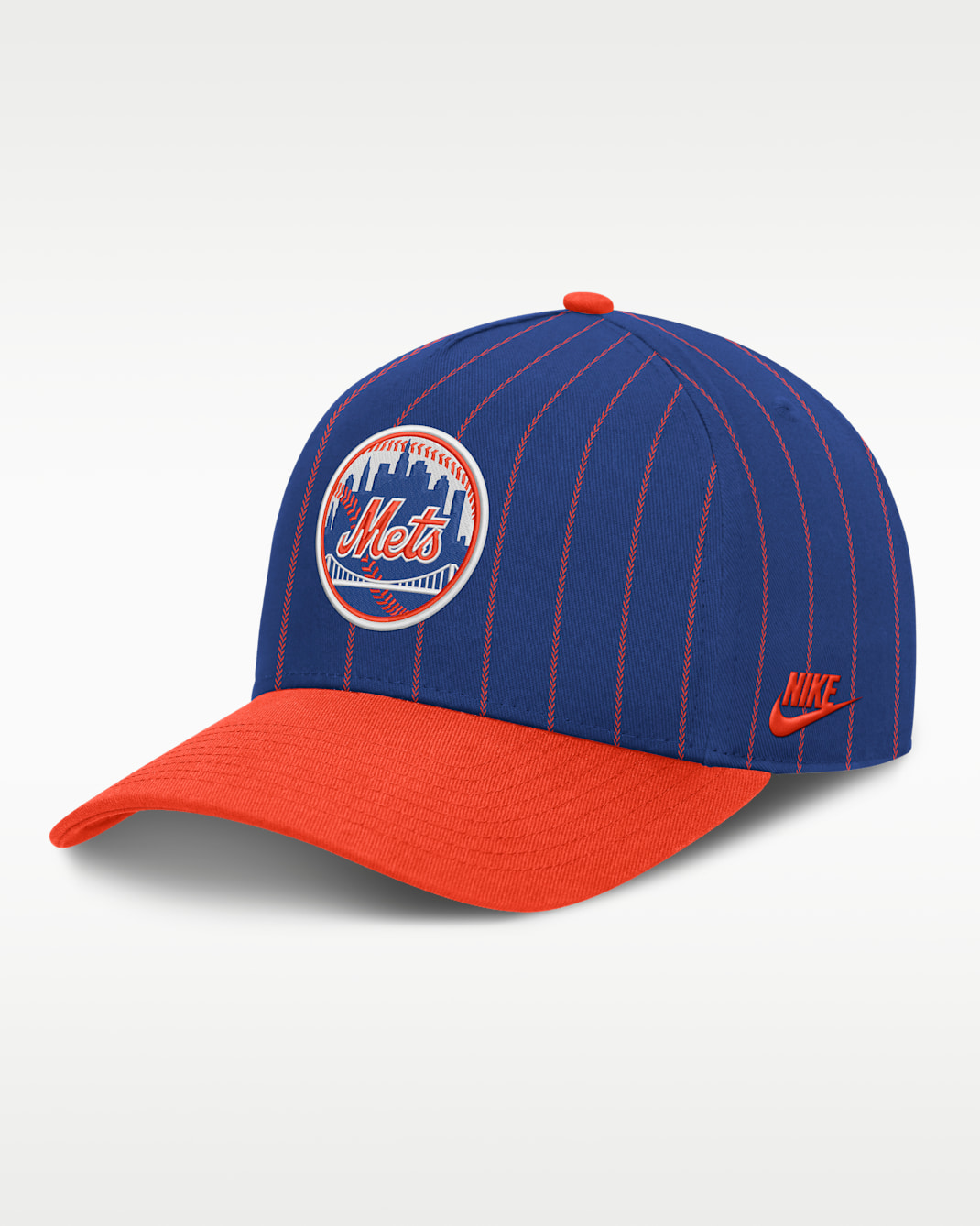 New York Mets Cooperstown Rise Men's Nike MLB A-Frame Adjustable Hat - Blue/Orange