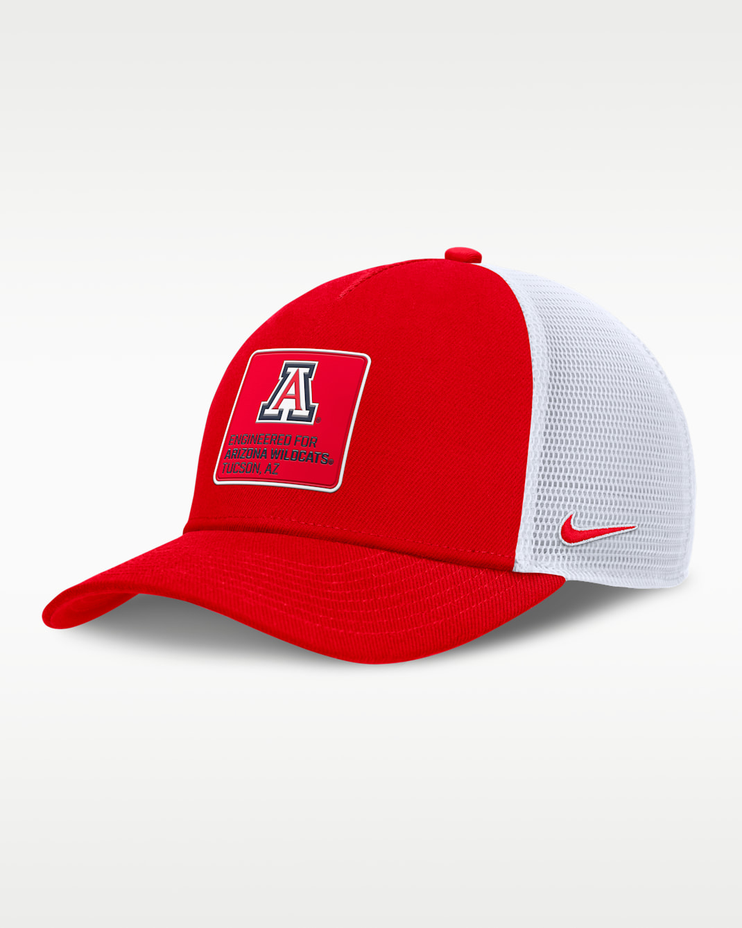 Gorra de rejilla universitaria Nike ajustable para hombre Arizona On-Field Rise Engineered - Rojo