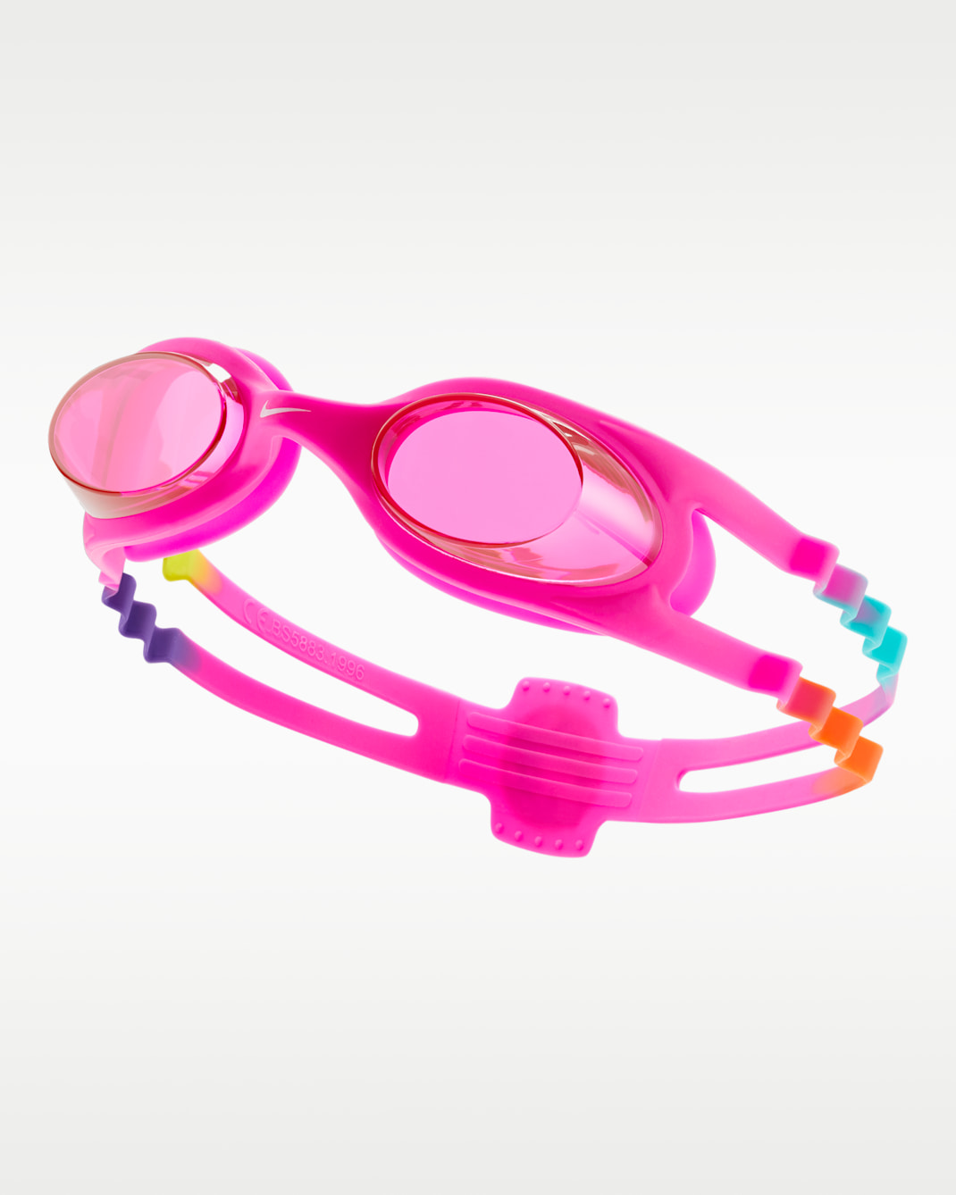 Goggles de natación para niños talla pequeña Nike Easy Fit - Rosa/Baya salvaje/Cactus brillante/Blanco