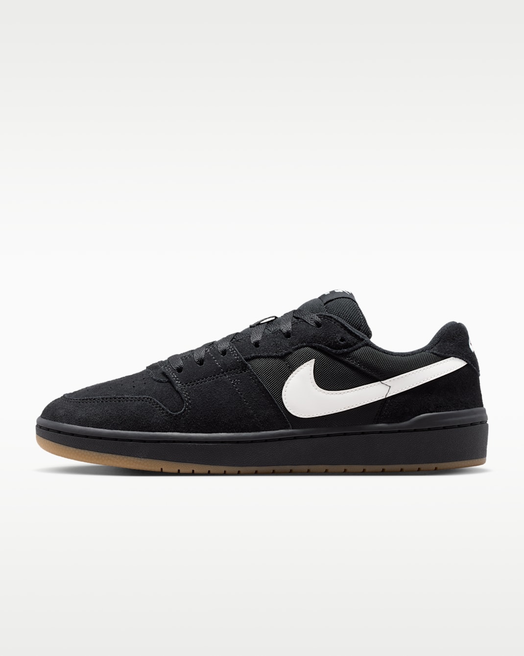 Nike SB Code 58 Skate Shoes - Black/Black/Gum Light Brown/Summit White