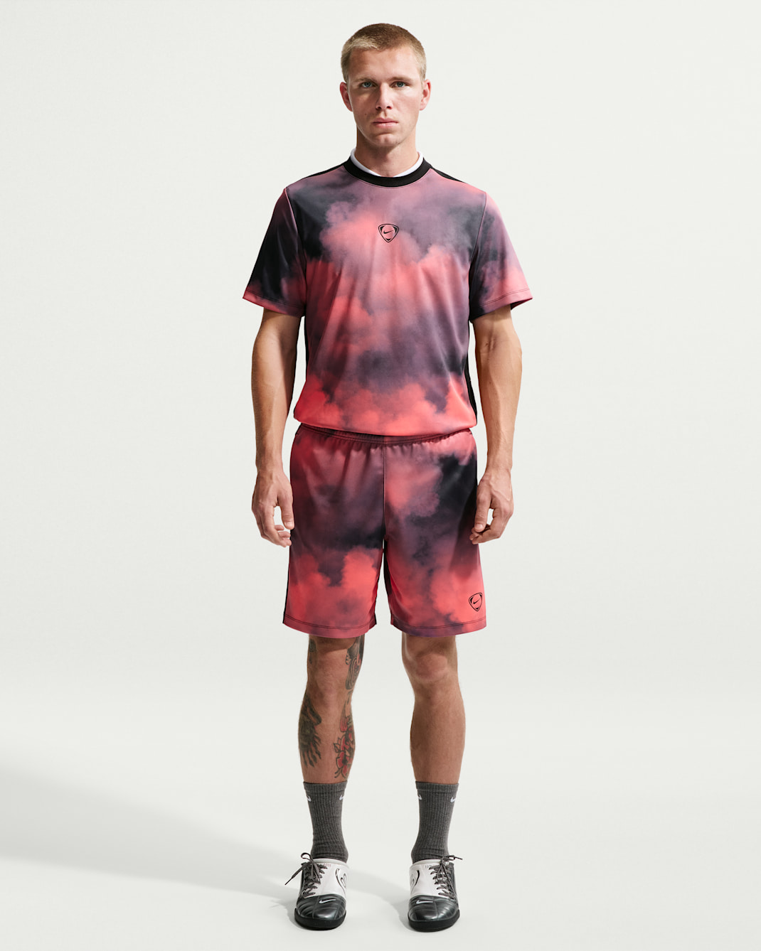 Nike Academy+ Men's Dri-FIT Soccer Shorts - Hot Lava/Black/Black