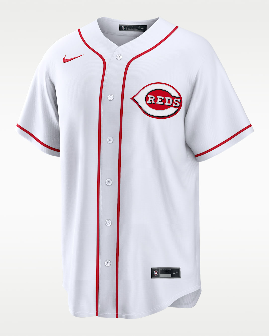 Jersey Nike de la MLB Replica para hombre Elly De La Cruz Cincinnati Reds - Blanco
