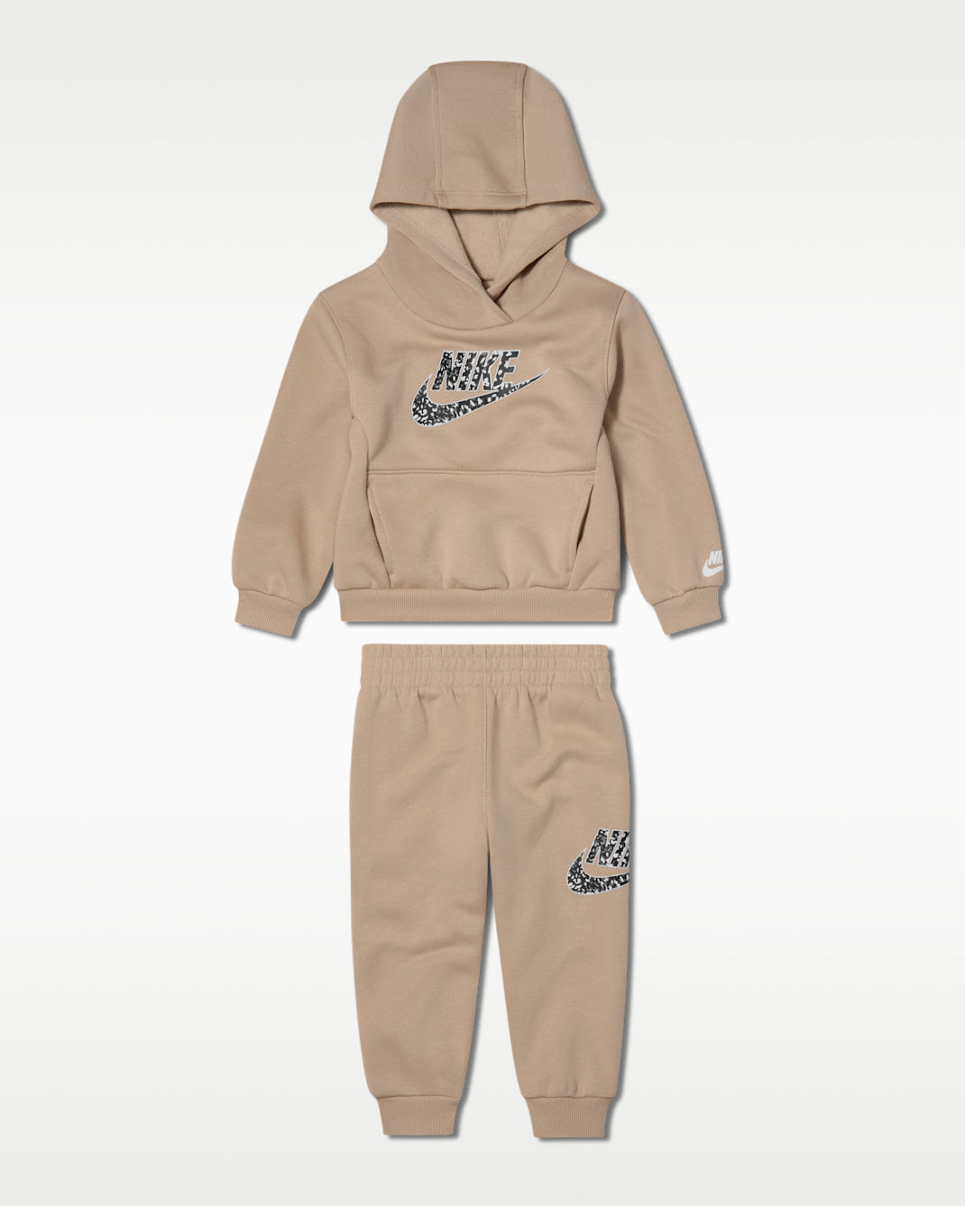 Nike Baby (12–24M) Pullover Hoodie and Joggers Set - Linen