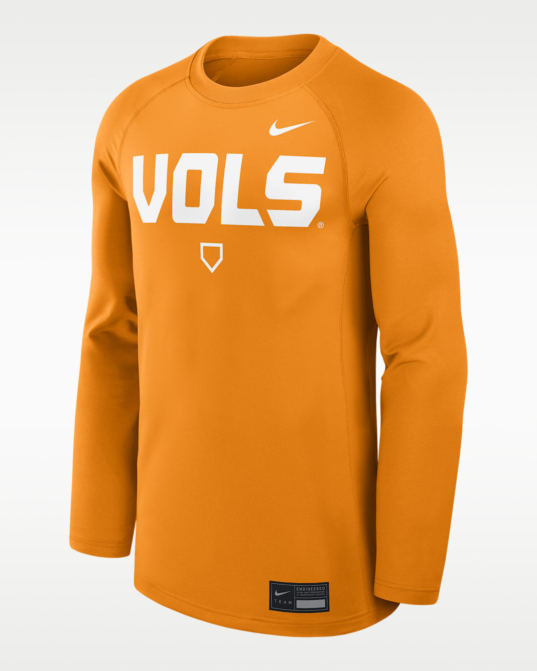 Tennessee Dugout Game Time Men's Nike Dri-FIT College Long-Sleeve T-Shirt - Orange