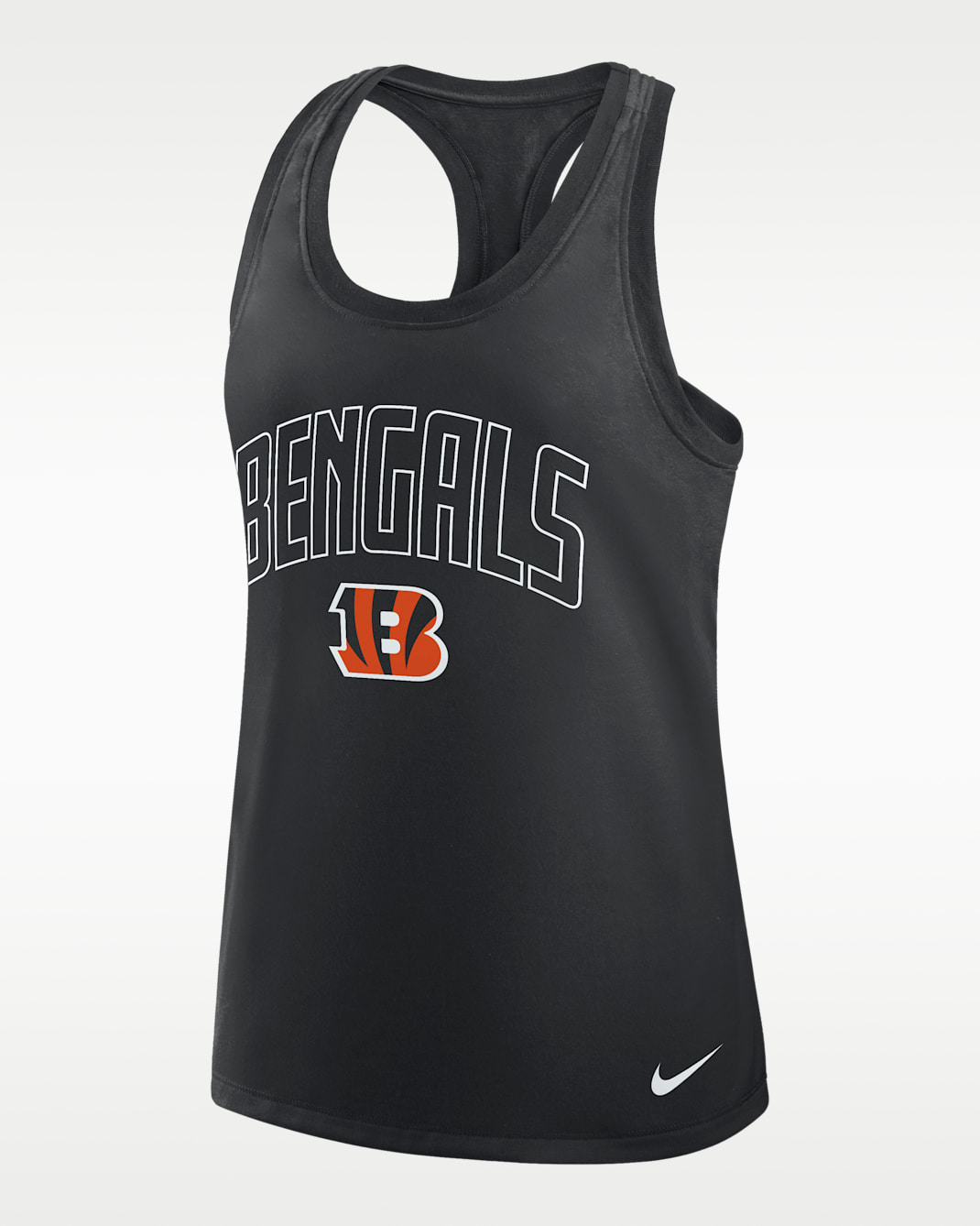 Cincinnati Bengals Primetime Women's Nike Dri-FIT NFL Racerback Tank Top - Black