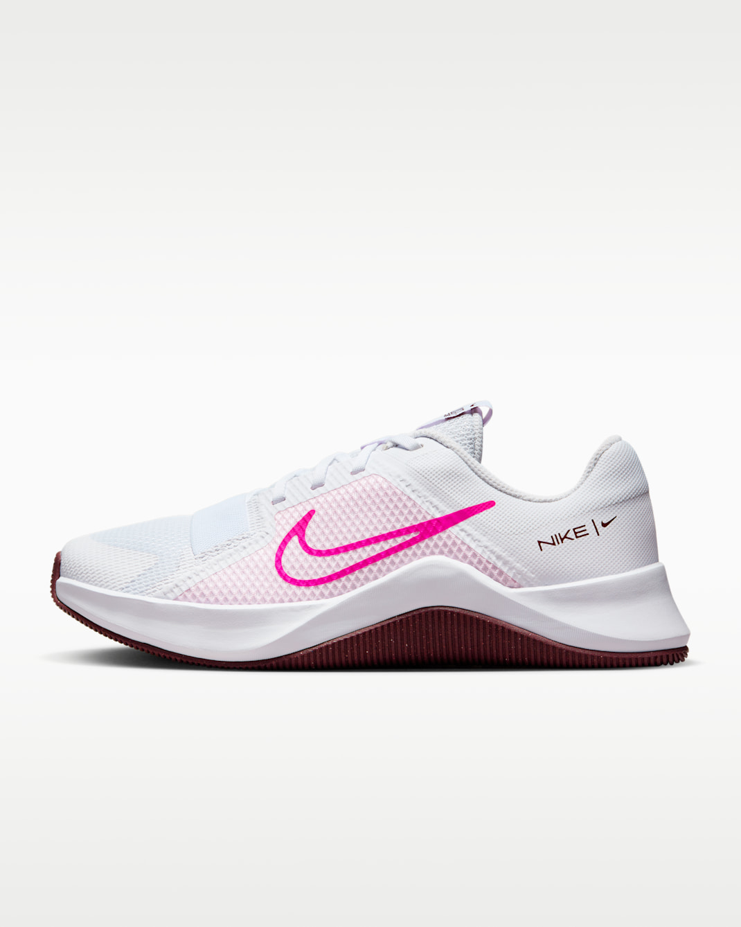 Nike MC Trainer 2 Women's Workout Shoes - White/Pink Foam/Dark Team Red/Fierce Pink