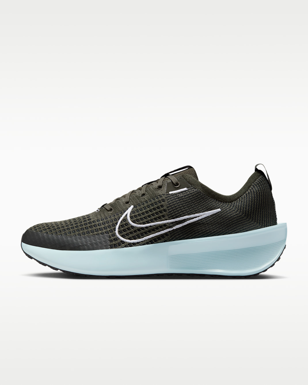 Nike Interact Run Men's Road Running Shoes - Sequoia/Black/Glacier Blue/White