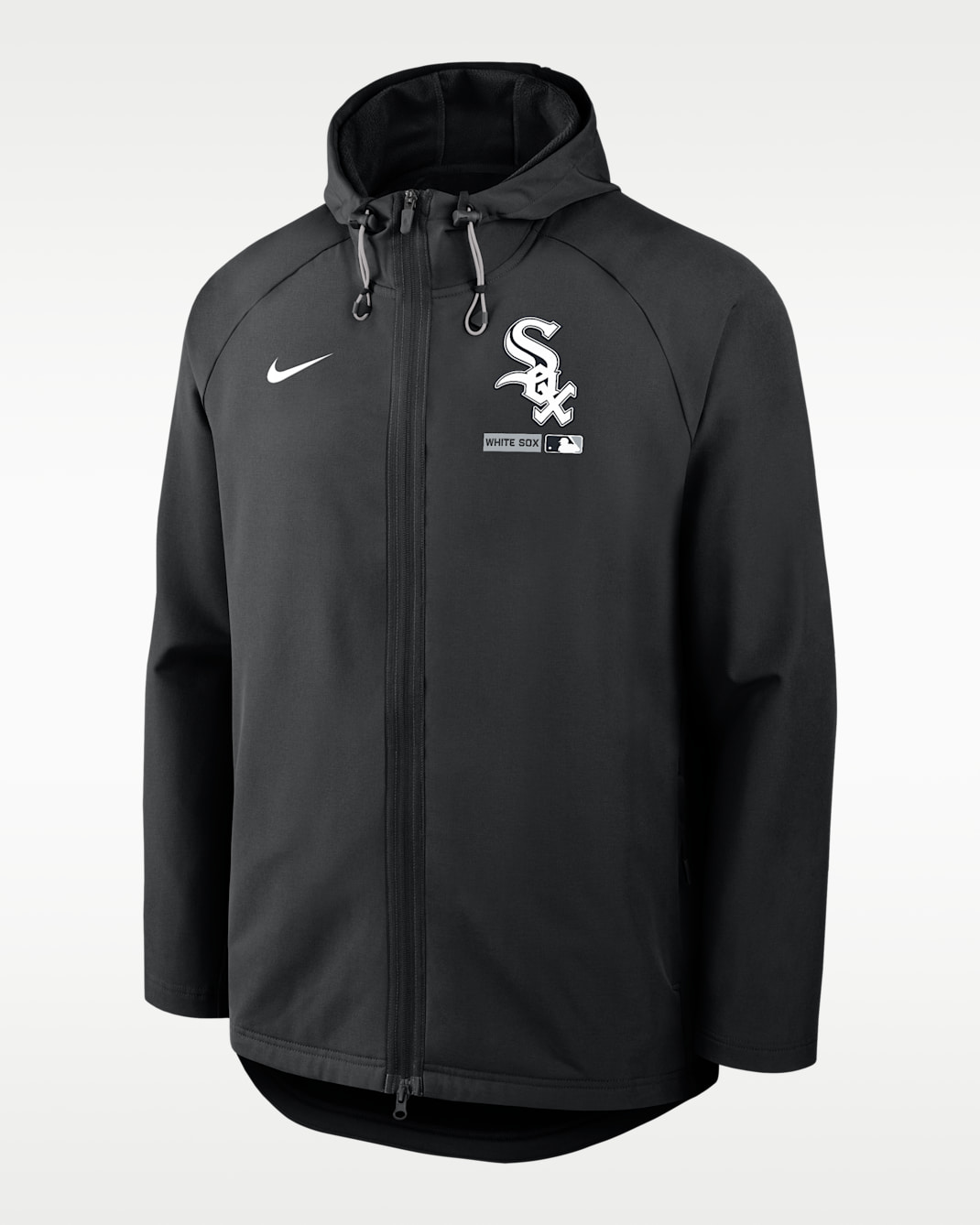 Chicago White Sox Authentic Collection Men's Nike Therma-FIT MLB Full-Zip Hooded Jacket - Black