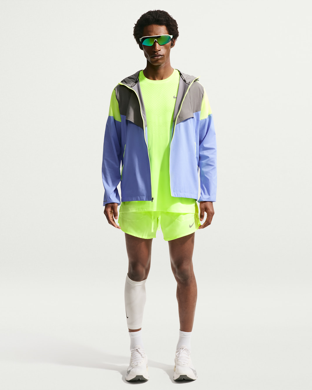 Nike Stride Men's Dri-FIT 5" 2-in-1 Running Shorts - Volt Ice