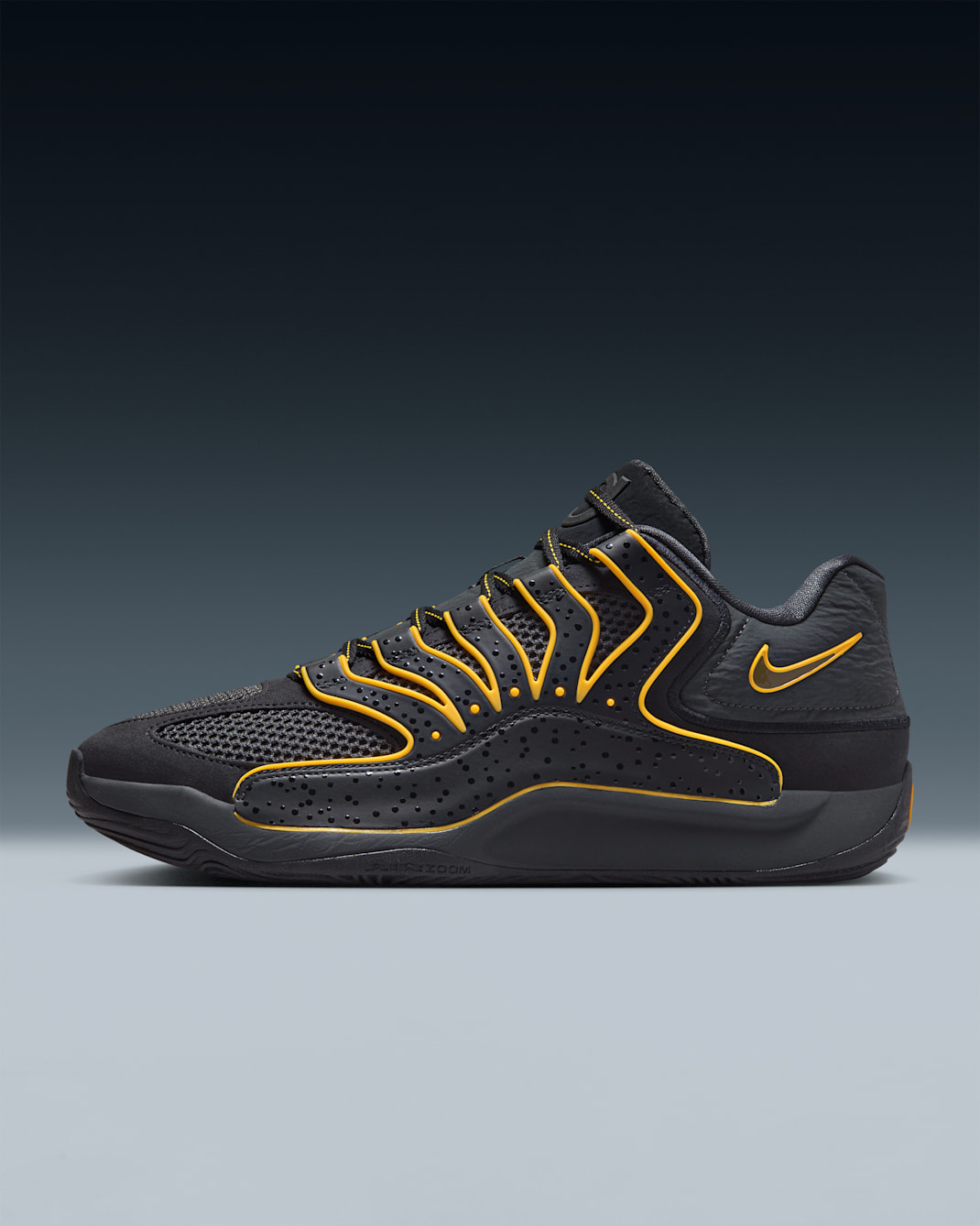 KD18 "New Dawn" Basketball Shoes - Black/Anthracite/Fir/University Gold