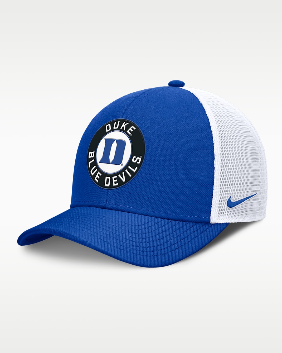 Gorra de rejilla universitaria Nike Dri-FIT ajustable para hombre Duke Primetime Rise - Royal