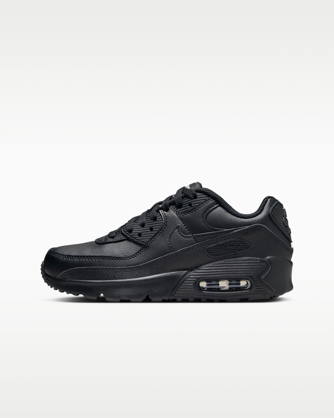 รองเท้าเด็กโต Nike Air Max 90 LTR - ดำ/ดำ/ขาว/ดำ