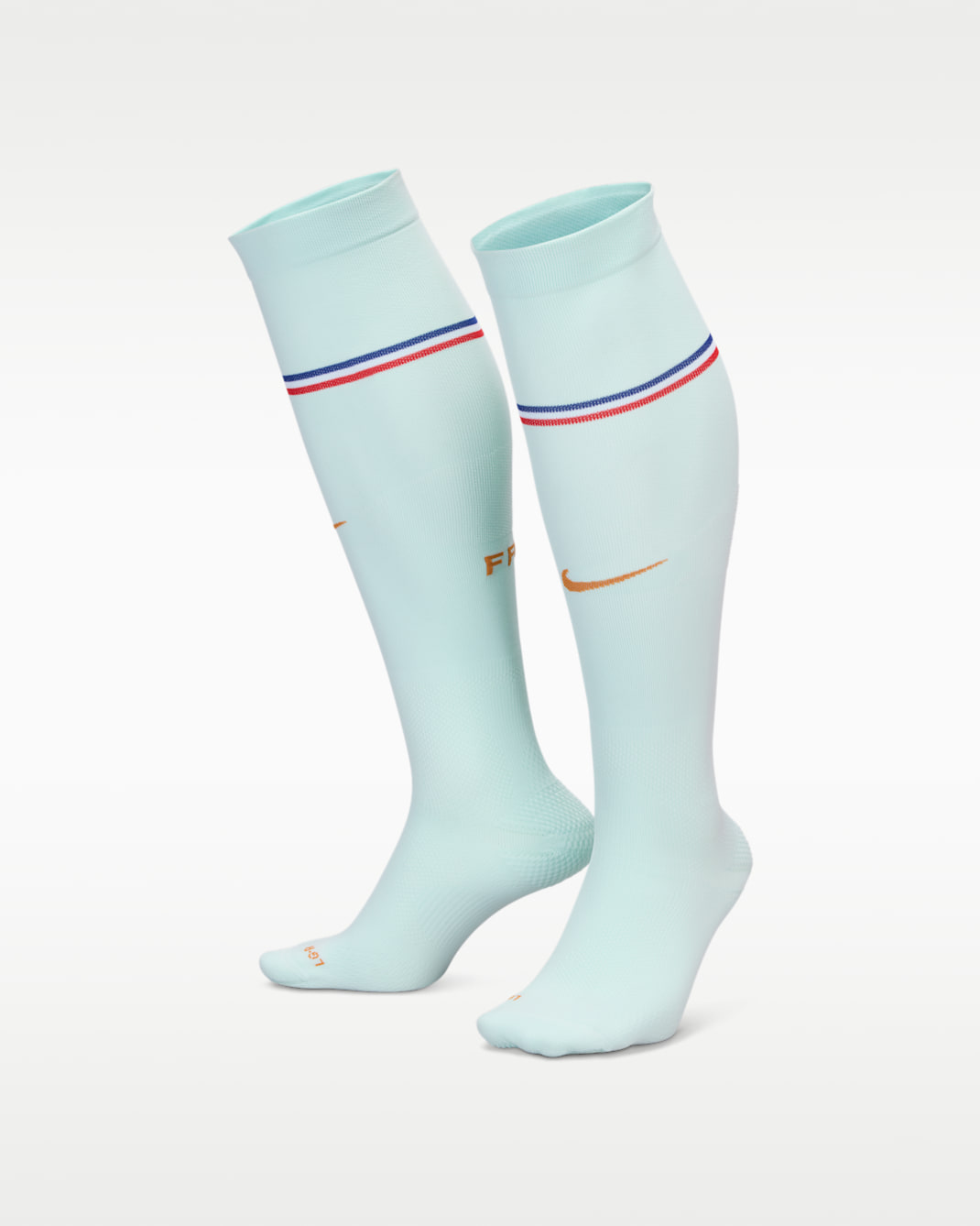 Chaussettes de foot montantes Nike Dri-FIT ADV FFF VaporFast Extérieur - Igloo/Monarch