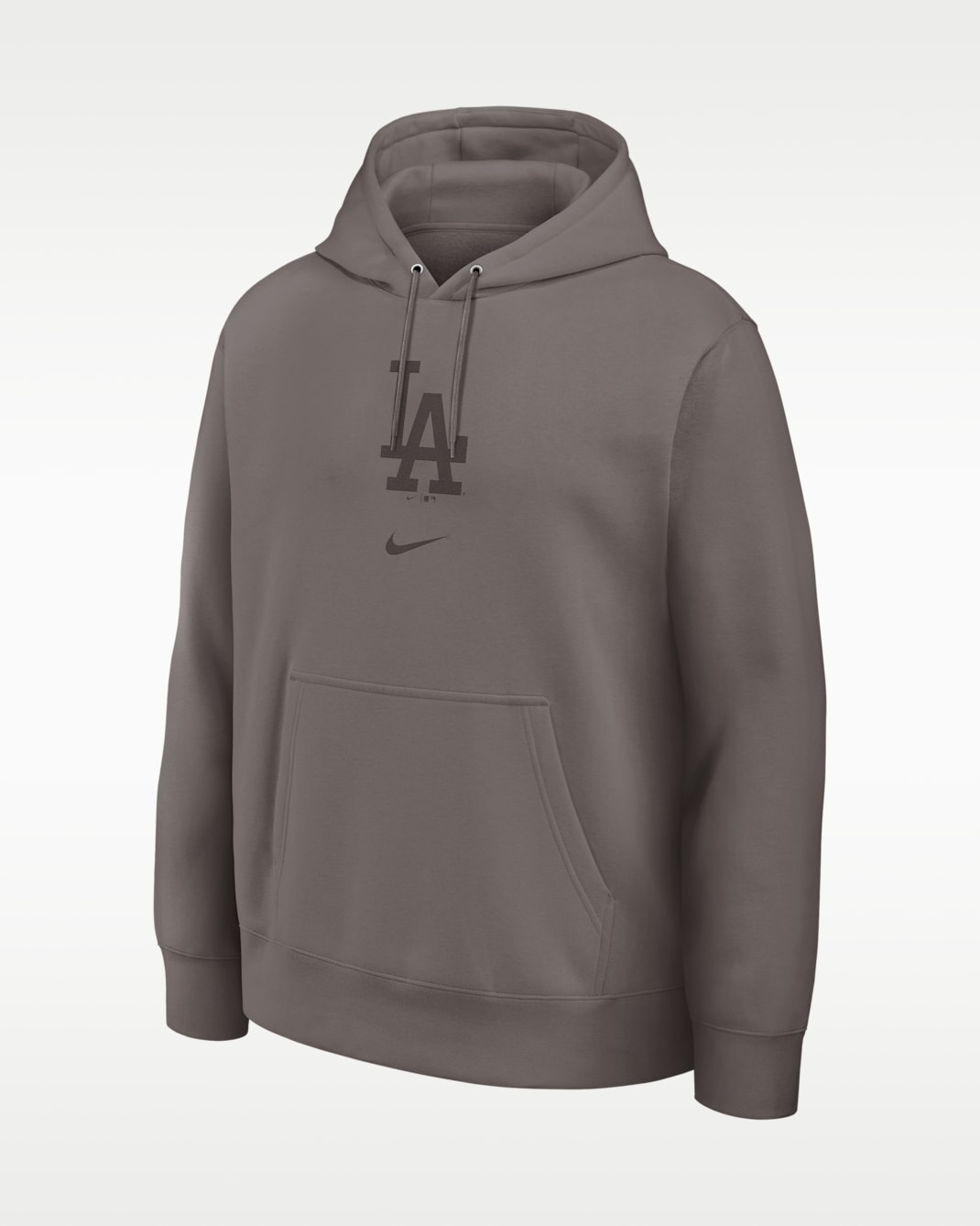 Los Angeles Dodgers Washed Club Men's Nike MLB Pullover Hoodie - Grey