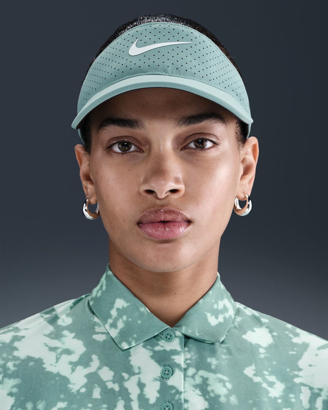 Nike Dri-FIT ADV Ace 網球遮陽帽 - Cannon/Anthracite/白色