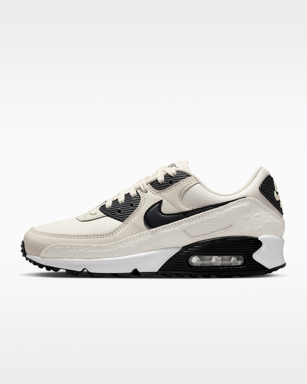 Nike Air Max 90 damesko - Sail/Phantom/Light Bone/Svart
