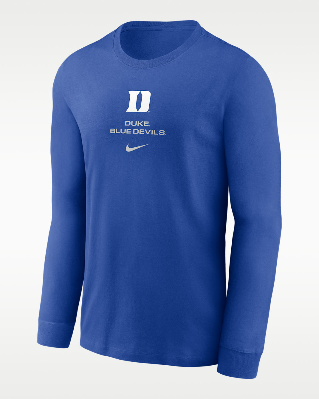 Duke Sideline Men's Nike Dri-FIT College Long-Sleeve T-Shirt - Game Royal
