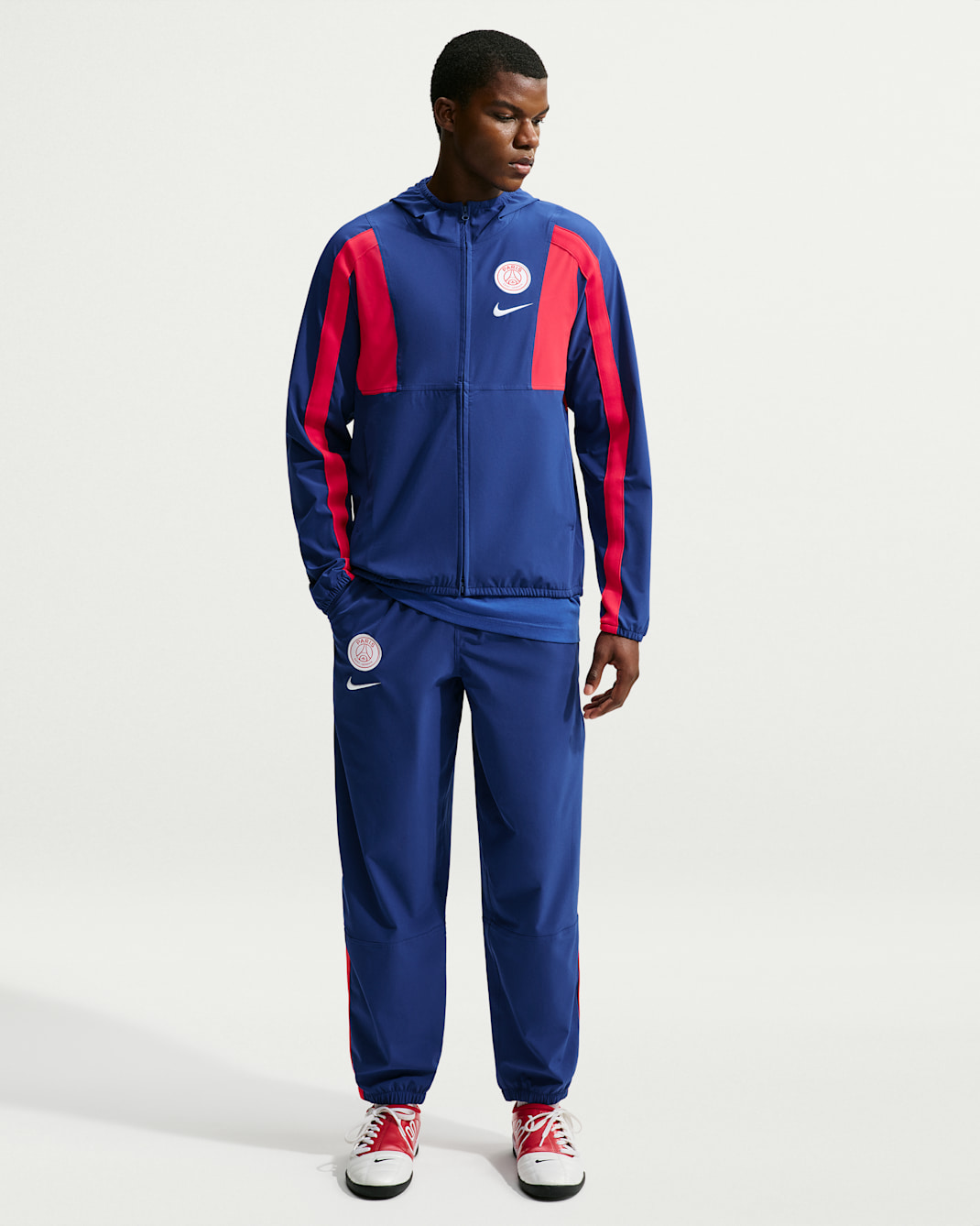 Paris Saint-Germain Energy Men's Nike Football Woven Pants - Deep Royal Blue/Global Red/White