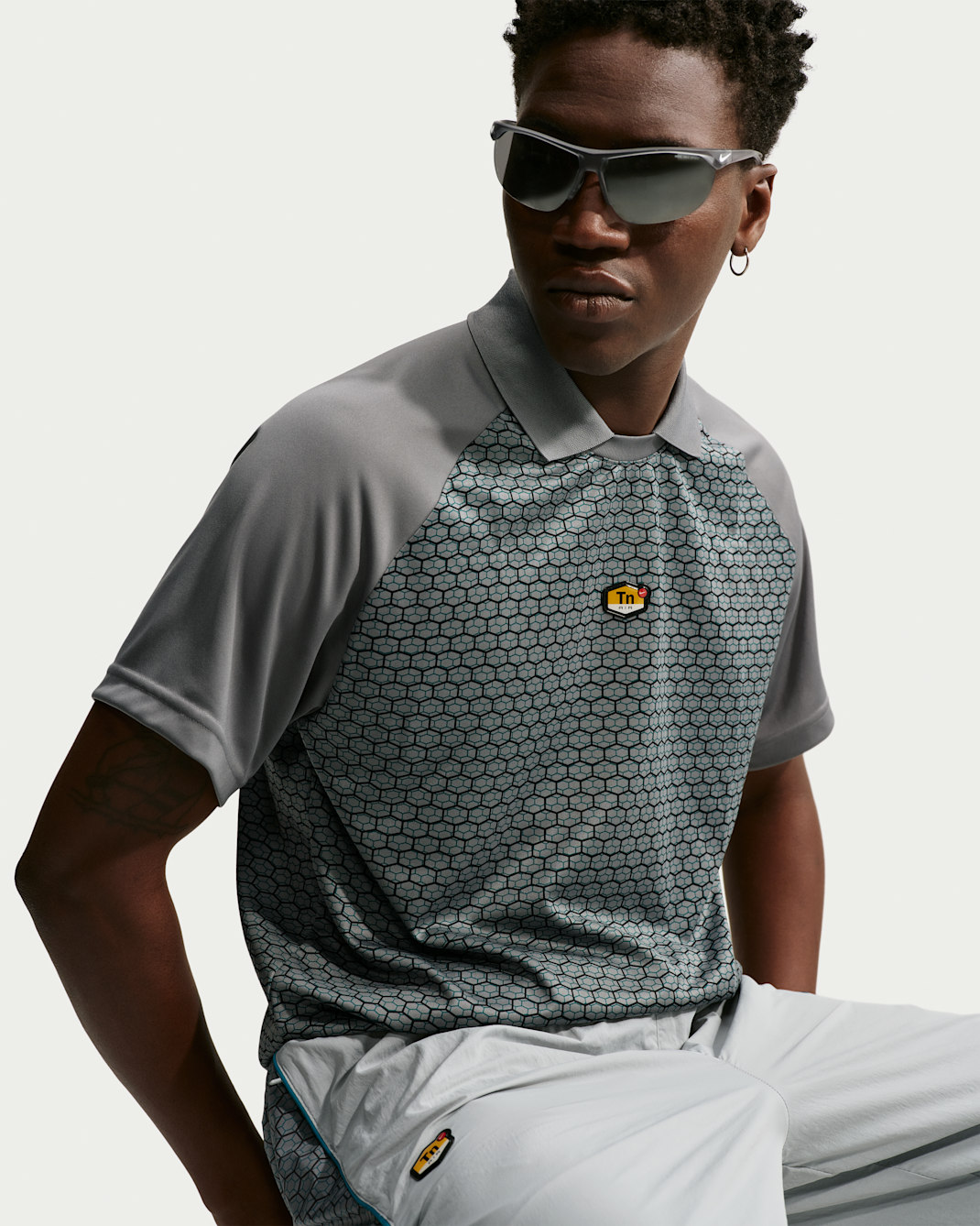 Maillot de foot Nike Sportswear pour homme - Cool Grey/Bright Spruce