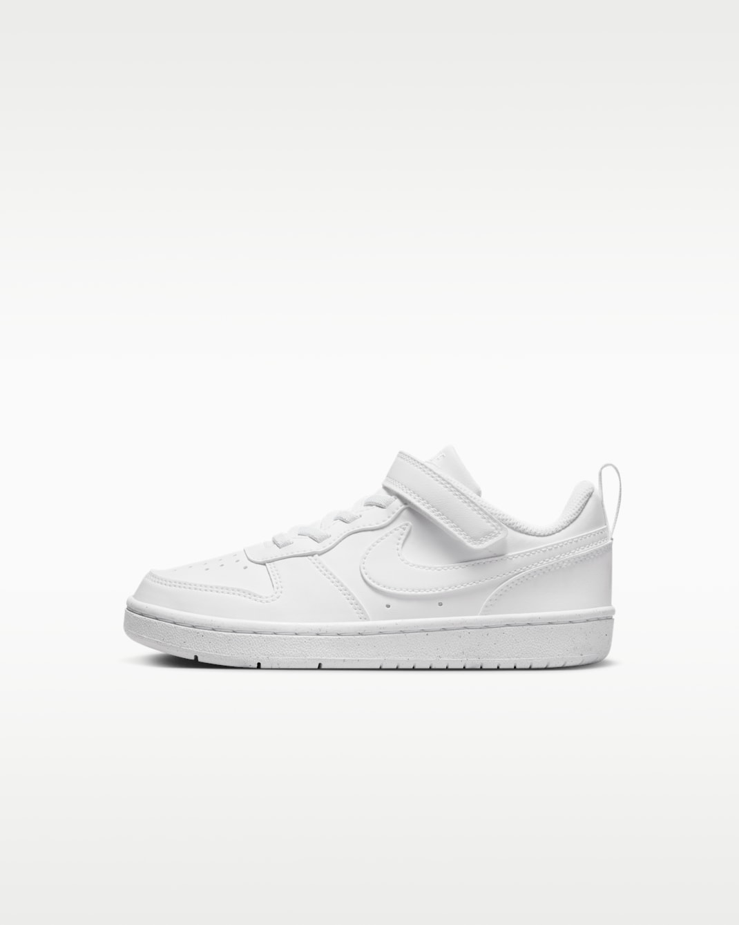 Nike Court Borough Low Recraft Younger Kids' Shoes - White/White/White